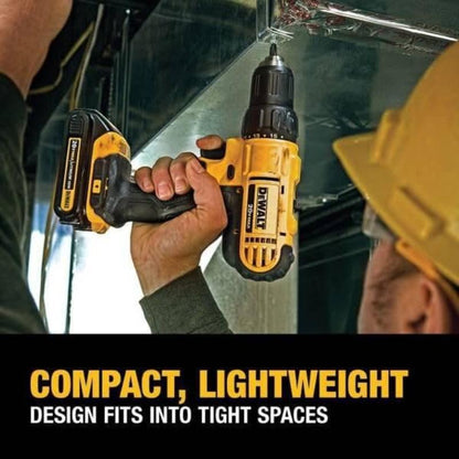 Limited-Time Deal: DEWALT 20V MAX Cordless Drill and Impact Driver, Power Tool Combo Kit with 2 Batteries and Charger (DCK240C2)