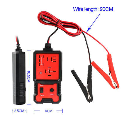 LED Indicator Light Car Battery Checker Automotive Electronic Relay Tester Car Relay Test Automotive Accessories Universal 12V