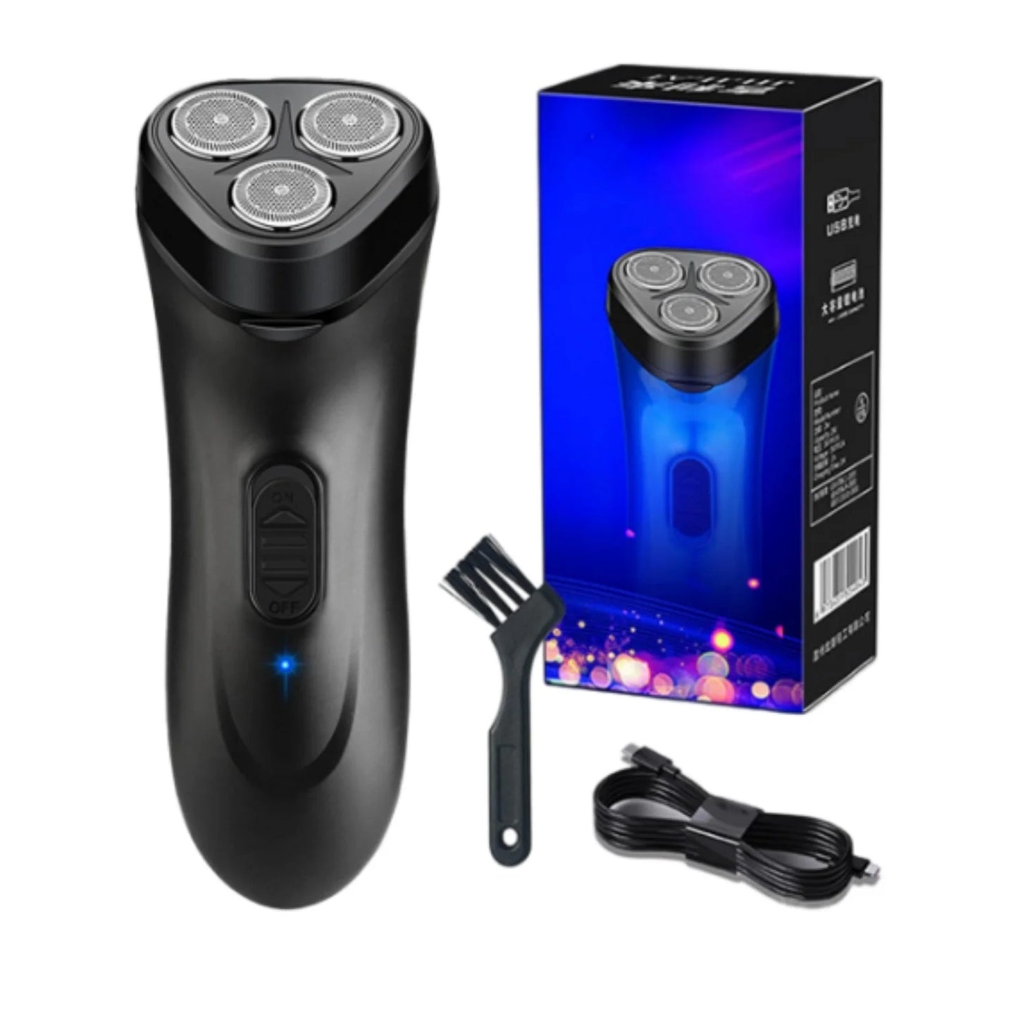 Electric Shavers for Men Rechargeable Electric Shaver Lightweight Electric Shavers with Brushes Portable Travel Shavers Fuzz Face Mini Smt1000 Self Cut System for Beards