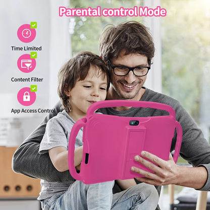 New 5G WIFI Children'S Tablet 4GB RAM 64GB ROM Portable Mini Tablet Quad Core Dual Camera 4000Mah Android 13