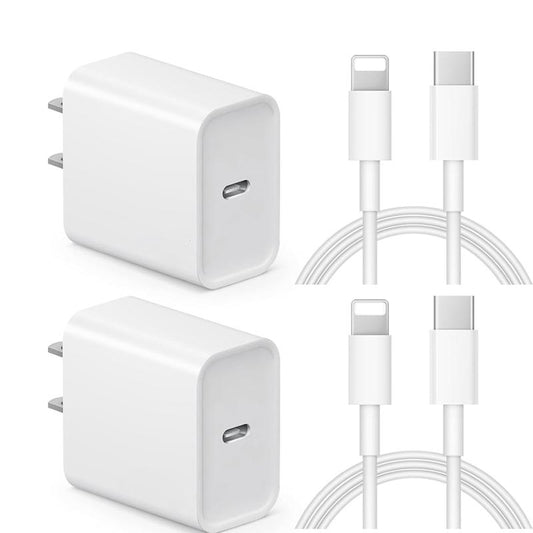 20W Iphone USB C Wall Charger with 6FT Super Fast Charger Cable Compatible with Iphone14/13/12/11/Xs/X,Ipad