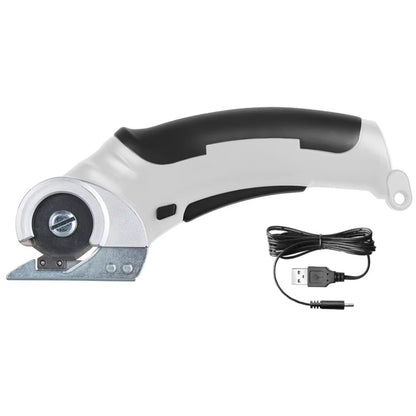 Electric Scissors Rechargeable Cordless Electric Cutter Shear for Cardboard Leather Fabric Scrapbook Carpet Electric Rotary Cutt