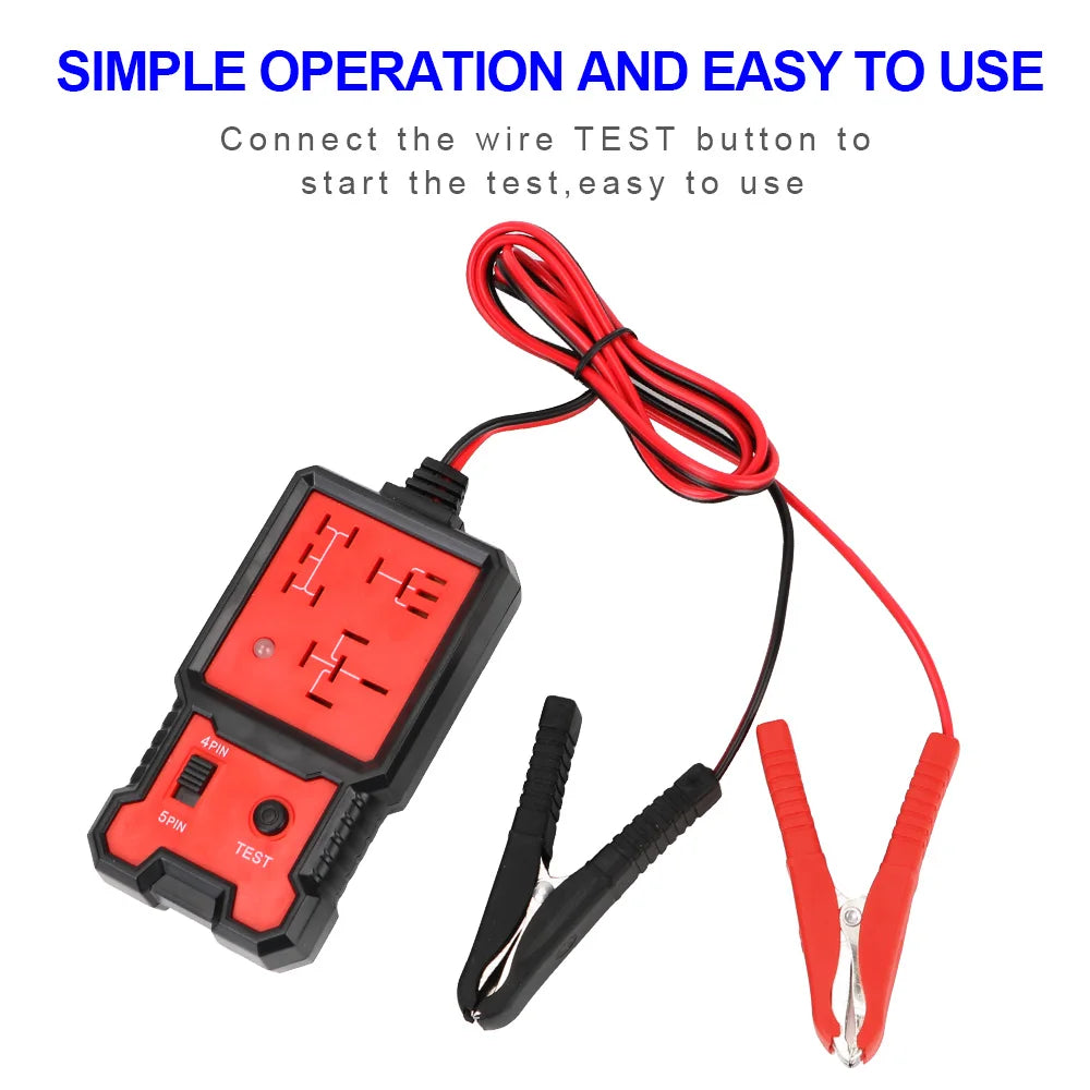 LED Indicator Light Car Battery Checker Automotive Electronic Relay Tester Car Relay Test Automotive Accessories Universal 12V