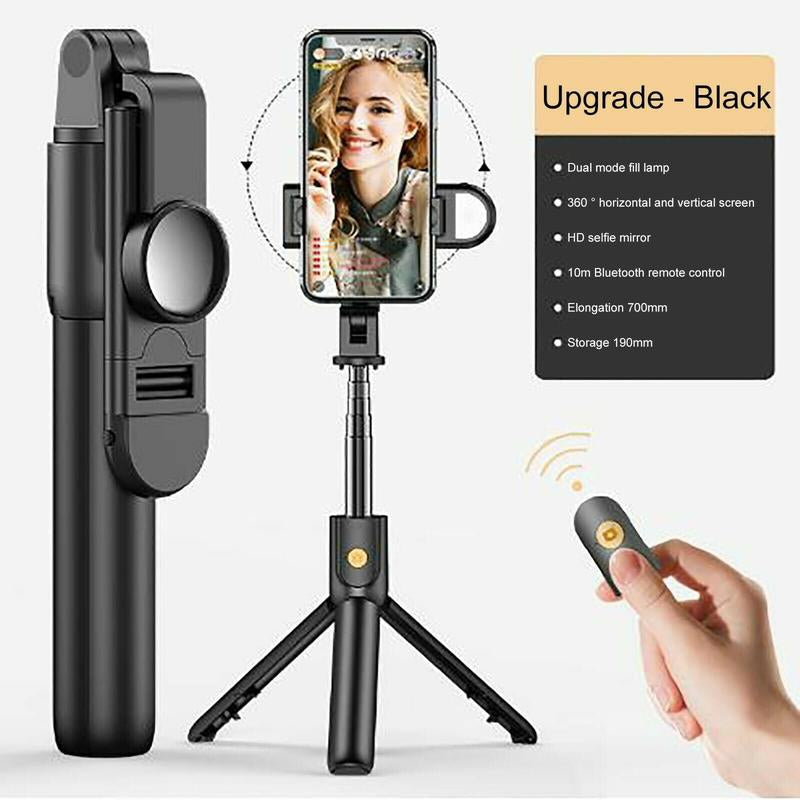 Portable Selfie Stick Tripod,Summer Wireless Mobile Phone Stand Tripod with Detachable Tripod,Bluetooth Remote,Summer Selfie Accessories for Music Festival,Back to School