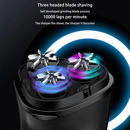 Electric Shavers for Men Rechargeable Electric Shaver Lightweight Electric Shavers with Brushes Portable Travel Shavers Fuzz Face Mini Smt1000 Self Cut System for Beards