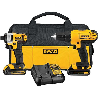 Limited-Time Deal: DEWALT 20V MAX Cordless Drill and Impact Driver, Power Tool Combo Kit with 2 Batteries and Charger (DCK240C2)