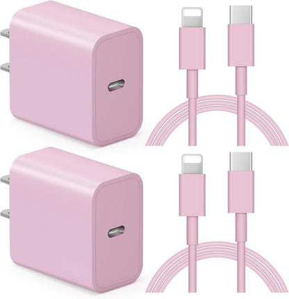 20W Iphone USB C Wall Charger with 6FT Super Fast Charger Cable Compatible with Iphone14/13/12/11/Xs/X,Ipad