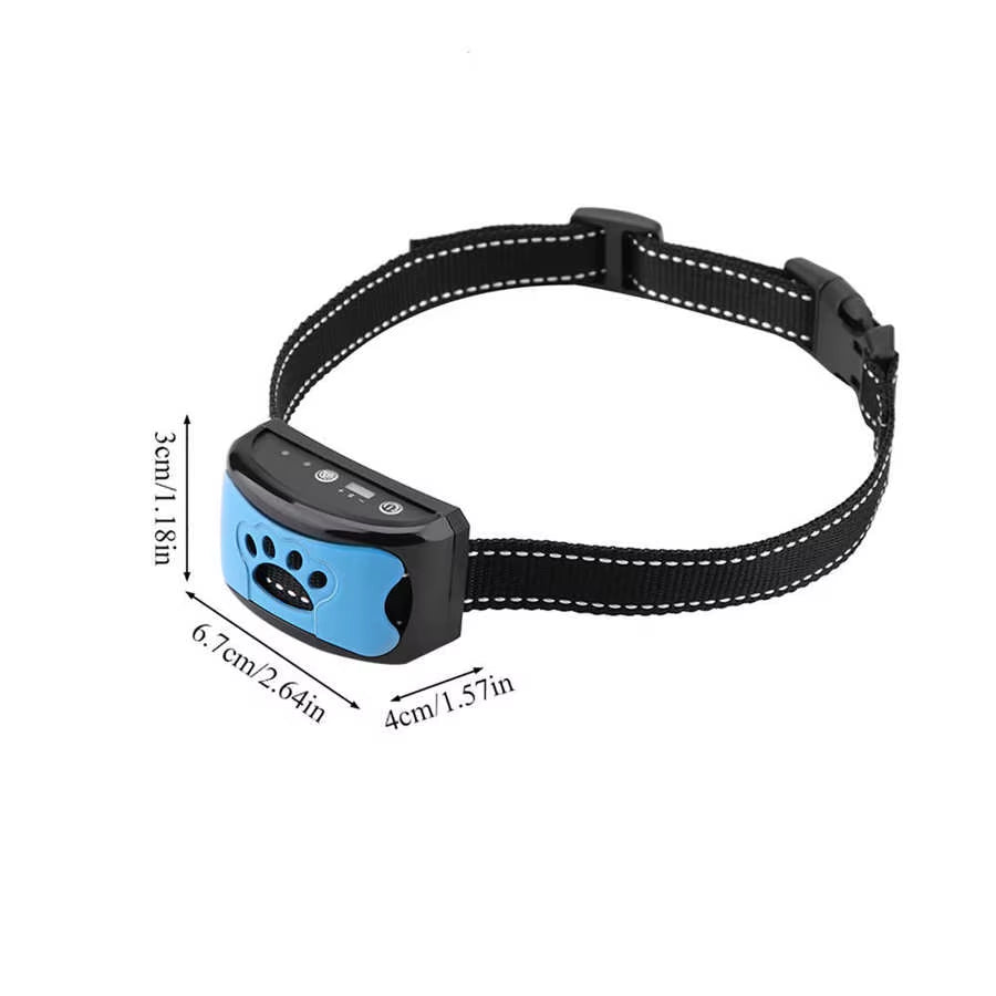 Dog Anti-Barking Collar Training Collars Dog Barking Control Device Rechargeable Waterproof 7 Sensitivity Levels Pet Supply