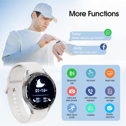 Smart Watch with Earbuds 2In1, 1.39" IPS Screen IP67 Waterproof Smartwatch (White) Bluetooth Devices Wearable Smartwatch Earbuds Smartphone Wristwatch