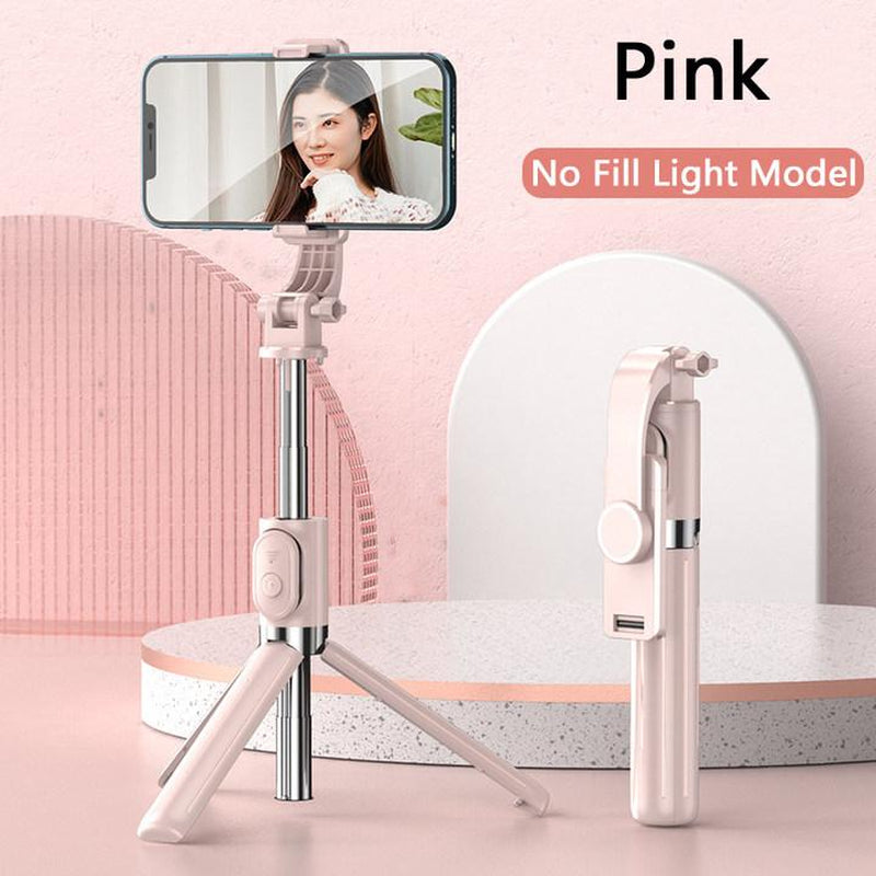 Portable Selfie Stick Tripod,Summer Wireless Mobile Phone Stand Tripod with Detachable Tripod,Bluetooth Remote,Summer Selfie Accessories for Music Festival,Back to School